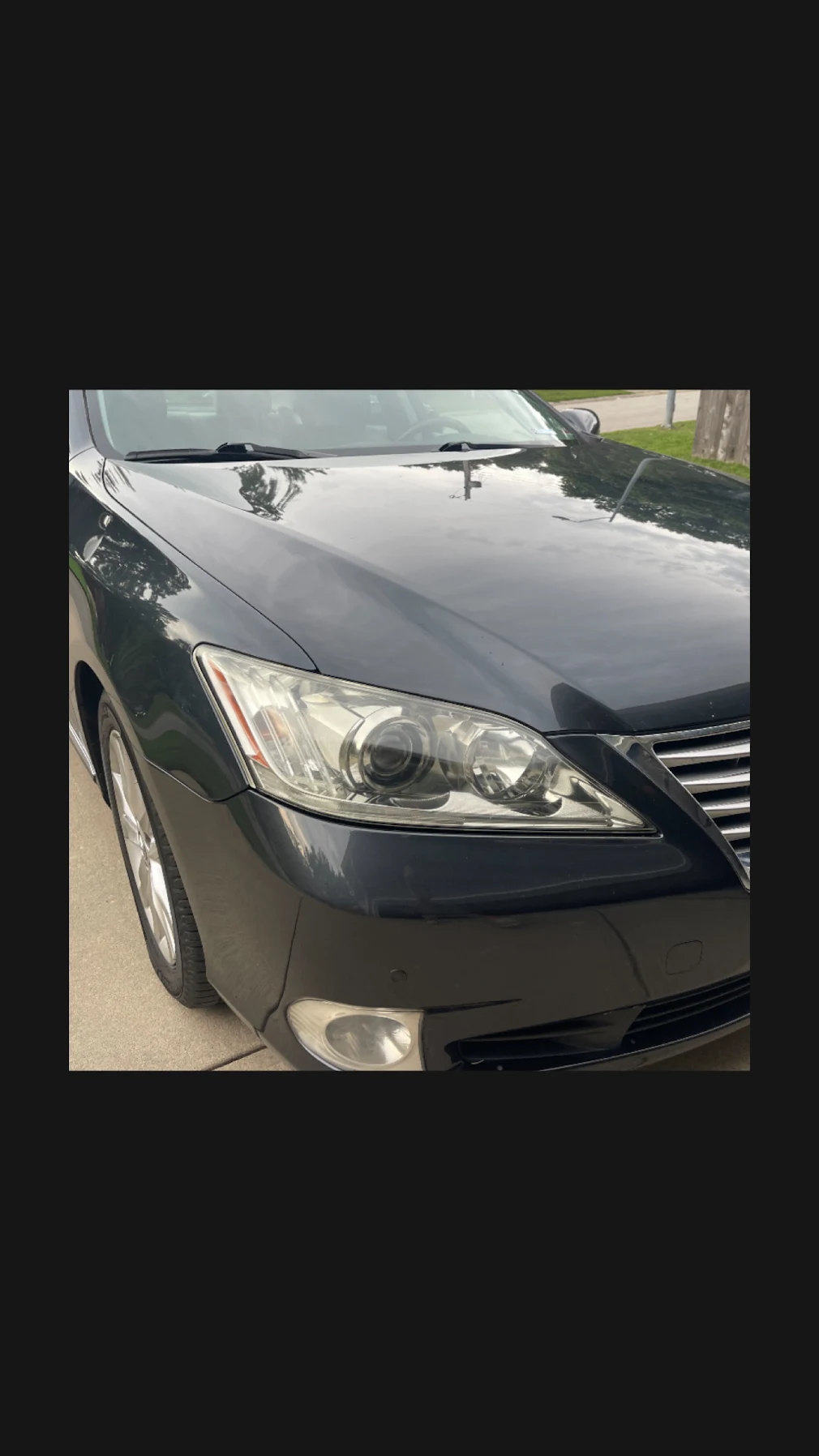 After: fully restored clear headlight — Bealm Restorations, Kansas City MO